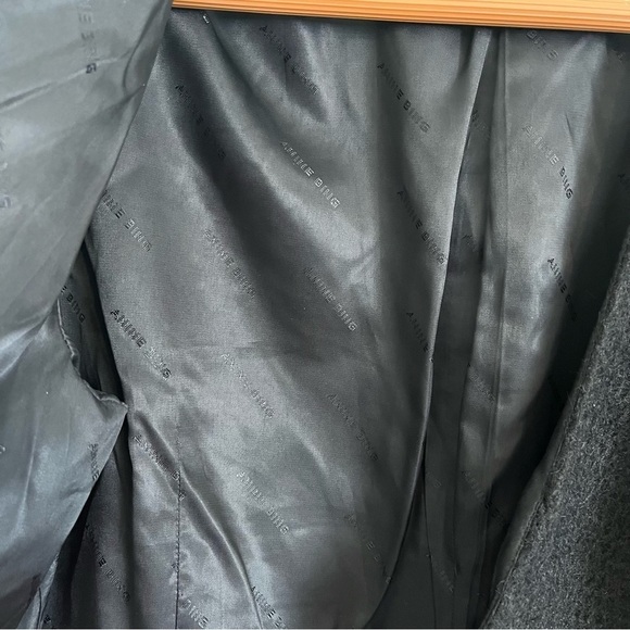 ANINE BING Anitta Black Boucle Tweed Jacket with Gold Buttons - Picture 8 of 11